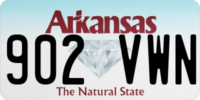 AR license plate 902VWN