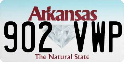 AR license plate 902VWP