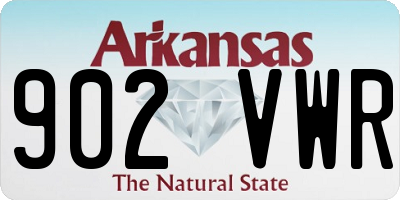 AR license plate 902VWR