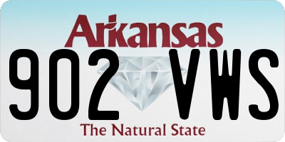 AR license plate 902VWS