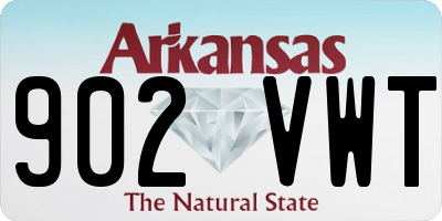 AR license plate 902VWT
