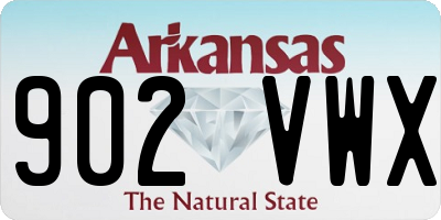 AR license plate 902VWX