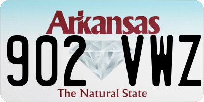 AR license plate 902VWZ