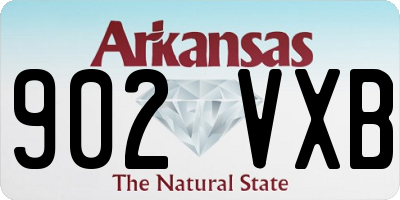 AR license plate 902VXB