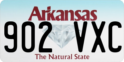 AR license plate 902VXC