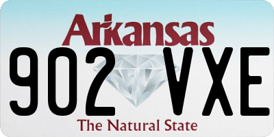 AR license plate 902VXE