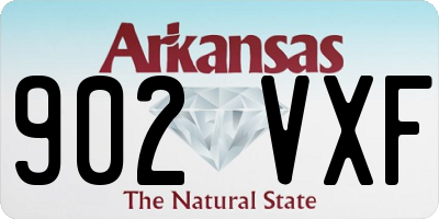 AR license plate 902VXF