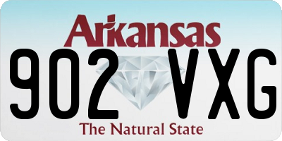 AR license plate 902VXG