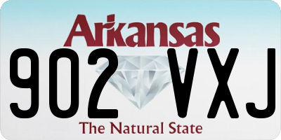 AR license plate 902VXJ