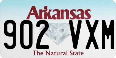 AR license plate 902VXM