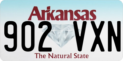 AR license plate 902VXN