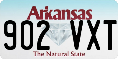 AR license plate 902VXT
