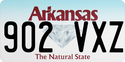 AR license plate 902VXZ