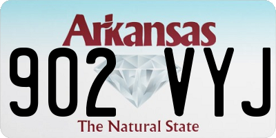 AR license plate 902VYJ