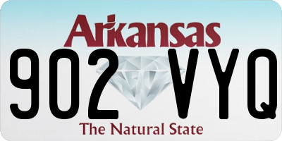 AR license plate 902VYQ