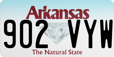 AR license plate 902VYW