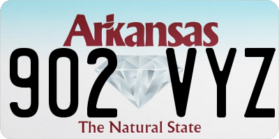 AR license plate 902VYZ