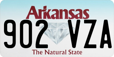 AR license plate 902VZA