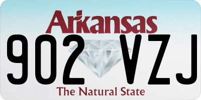 AR license plate 902VZJ