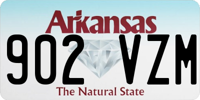 AR license plate 902VZM
