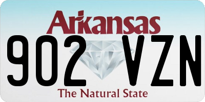 AR license plate 902VZN