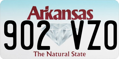 AR license plate 902VZO
