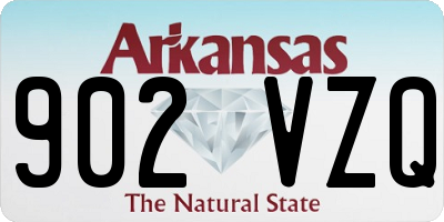 AR license plate 902VZQ