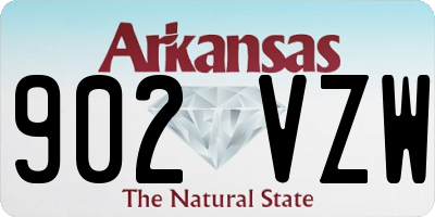 AR license plate 902VZW