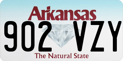 AR license plate 902VZY