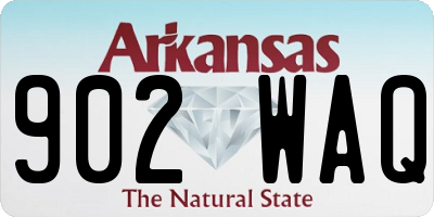 AR license plate 902WAQ