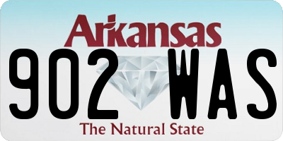 AR license plate 902WAS