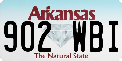 AR license plate 902WBI