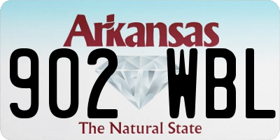 AR license plate 902WBL