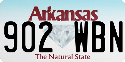 AR license plate 902WBN
