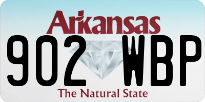 AR license plate 902WBP