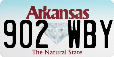 AR license plate 902WBY