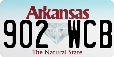 AR license plate 902WCB