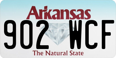AR license plate 902WCF