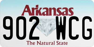 AR license plate 902WCG