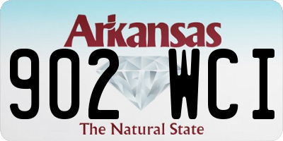AR license plate 902WCI