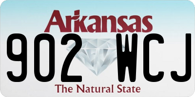 AR license plate 902WCJ