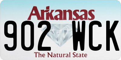 AR license plate 902WCK