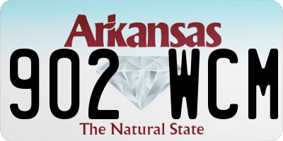 AR license plate 902WCM