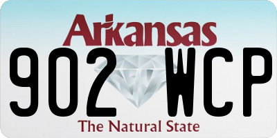 AR license plate 902WCP