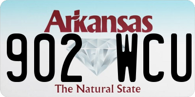 AR license plate 902WCU