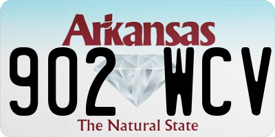 AR license plate 902WCV