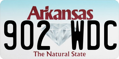 AR license plate 902WDC