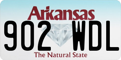 AR license plate 902WDL