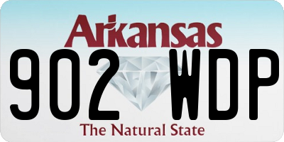 AR license plate 902WDP