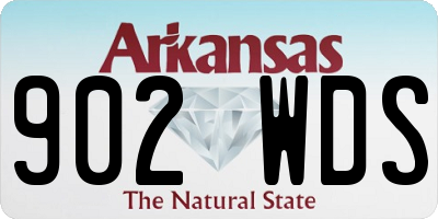 AR license plate 902WDS